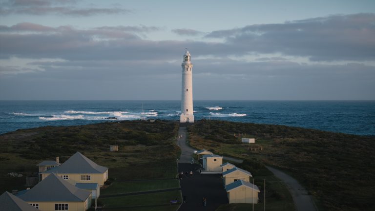 Aerial view of Cape Leeuwin Lighthouse